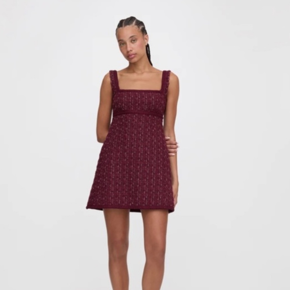 Hill House Bennett Burgandy Dress xsmall